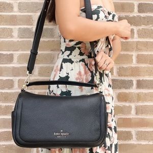 Kate Spade Top Zip Satchel Hobo Crossbody Leather